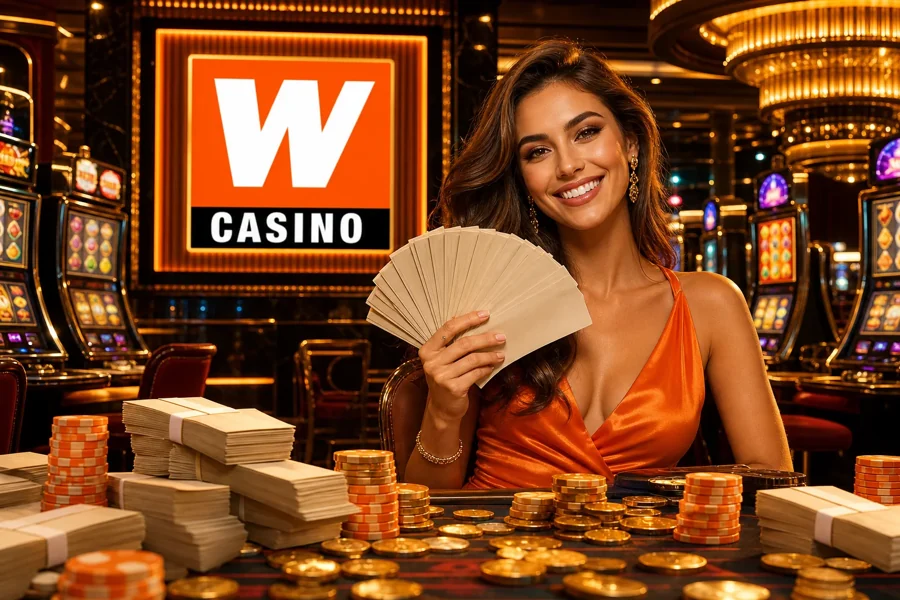 Winners Casino lobby with Gates of Olympus, live roulette and sportsbook